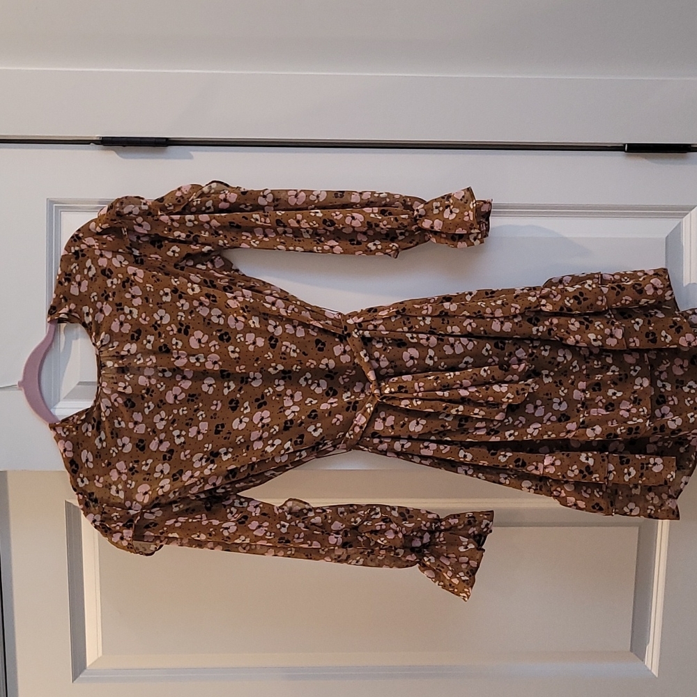 Who What Wear Long Sleeve Mini Dress Size XS